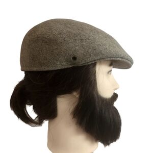 Broner London Ascot Driving Cap Gray Extra Quality Wool Made in USA  Size XL